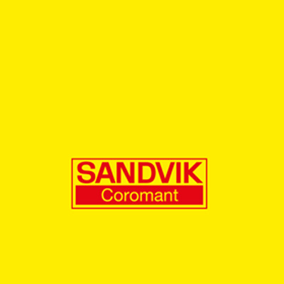 Sandvik Coromant Logo Yellow-Red